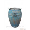 Antique glaze urn / jars - Rustic green glazed vase / bowl - Ancient clay pots - VN garden pottery p