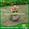 Decrative Small Fat Metal Frog Shape Garden Flower Pot