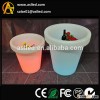 cheap plastic rotate colos flash blink balcony lighted flower pots stands design