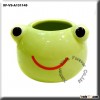 small animal shaped ceramic frog flower pot wholesale