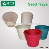 Biodegradable Papepr Pulp Waterproof flower pot tray for sale