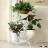 European balcony multilayer Iron sheet stand pot stand