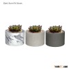 New products marble effect of decorative garden flowers pots designed for garden flowers and factory