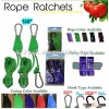 Agriculture Plant Rope Ratchet, Grow Light / Hydroponics Reflector Hood Hanger Accessory