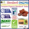 Tunisian Organic Standard Dates, High Quality Unbranched Organic Dates, Organic Standard Dates Fruit