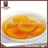 Canned yellow peach halves in light syrup