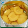 high quality canned yellow peaches halves in syrup
