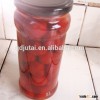 Fresh Canned fruit strawberry in jar
