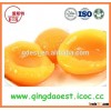 Canned fruit yellow peach in light syrup and in tin packing