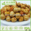 Spicy flavor chickpea snacks