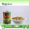 canned food brand of green peas in brine made from dry peas