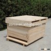 single one layer langstroth wooden beehive