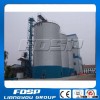 Hot dip galvanized 3000T flat bottom grain storage steel silos complete line