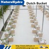 Dutch bucket for indoor hydroponic planting systems