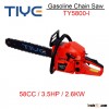Gasoline Chain Saw 5800 Wood Tree Cutting Machine Price With Two Stroke Engine