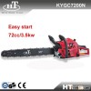 Chain saw big power high quality gasoline 72cc chainsaw