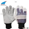 gardening gloves, grain leather gardening gloves, split leather gloves