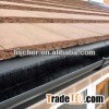 gutter brush 10cm*4m, black pp with anti UV resistance, factory supply directly.