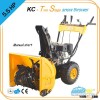 5.5HP snow thrower with manual start