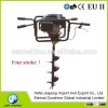 159cc earth auger with 500mm drill and 4 stroke hole digger and two person planting machine at 159cc