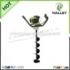 One person operated gas powered post hole digger earth auger HL490A-1