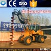 Chinese factory made hydraulic earth auger motor,loader with earth auger for digging hole