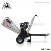 Italy style Kohler gasoline engine with CE approved industrial home high effciency log chipper machi