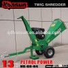 Alibaba Supplier Good Quality Drum Wood Chipper with CE&ISO approved industrial mobile gasoline 