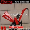 New Condition Log Wood Chipper Machine cheap mini mobile industrial garden wood shredder