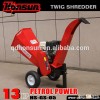 Qingado Honsun professional supplier Honda 13HP gas engine best price big biomass mini wood chipper 