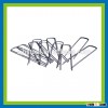 100 6-Inch Garden Landscape Staples Stakes Pins - Strong Pro Quality Built to Last. Weed Barrier Fab