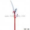 Gardening Tree Pruner, Extendable telescoping long handle tree saw pole with pruner shears
