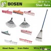 Professional Iron Garden Steel Leaf Rake