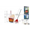 2015 Europe High quality Plastic Long handle Garden Leaf Rake