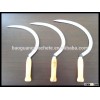 10" 12" 14" farming sickle,agricultural hand sickle,wood handle saw sickle,carbon ste