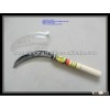 Japan model sickle/handle sickle/garden sickle,carbon steel sickle,long wood handle sickle 206