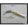 Japan model sickle/handle sickle/garden sickle,stainless steel sickle,long wood handle sickle 206