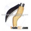 Folding Sickle with Wooden Handle