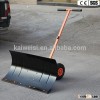 High quality push aluminum stainless snow shovel