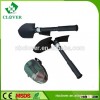Alloy steel survival use with saw and hoe military folding shovel