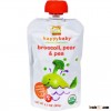 Happy Baby Organic Baby Food - Stage 2 - Broccoli Peas and Pears - Case of 16 - 3.5 oz