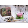 Natural Cheap Flowers Fast Delivery Fashion Preserve Flowers In Crystal Glass For Gift
