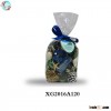 Decorative Scented Potpourri And Blue Wooden Flower In OPP Bag
