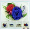 Hot Selling Beautiful Heart-shape Preserved Blue Flowers