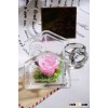 Fashion Unique Wedding Gifts 100% Natural Preserved Flower In Crystal Glass
