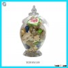 Potpourri Glass Vase Rose Flower