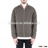Mens fashion quilted bomber jacket wholesale in nylon