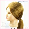 Innovation design cheap price real hair mannequin head reinforced base