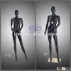 Female clear full body egg head window mannequin