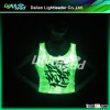 Glow in the dark custom ladies crop top